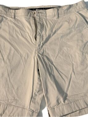 Men's Savane Light Beige Casual Shorts 36 waist